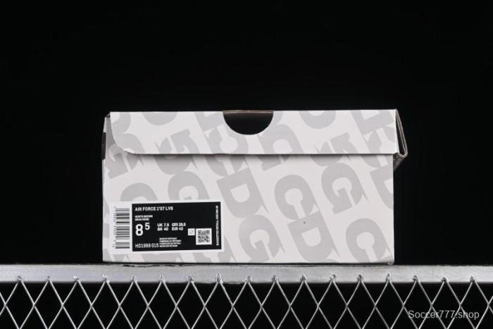 Nike Air Force 1'07 Low The North Face CDG Collaboration - Beige Grey Pigskin Low-Top Casual Sneakers - HD1968-015