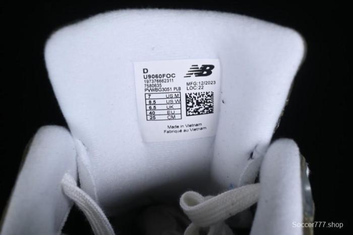 Joe Freshgoods x New Balance 9060 Retro Running Sneakers with ABZORB Cushioning - U9060FOC 1