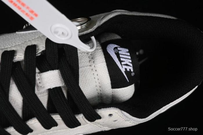 Nike SB Dunk Low Violent Bear Collaboration - Woven Black Swoosh Anniversary Custom Low-Top Casual Skate Shoes - KK1888-005