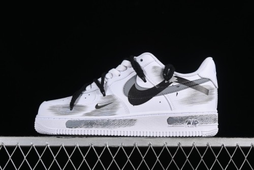 Nike Air Force 1 '07 Low Custom Anime Theme Spray Paint Swoosh Casual Sneakers - ZH0316-011 1