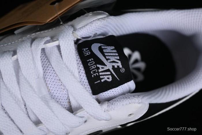 Nike Air Force 1 '07 Low Black White Broken Hook Casual Sneakers - HF9096-100 1