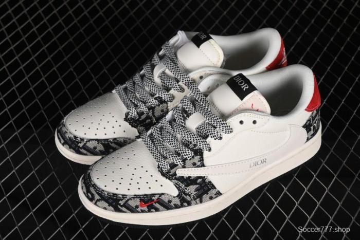 Nike Travis Scott x Fragment Design x Air Jordan 1 Low OG SP AJ1 - XY2688-108