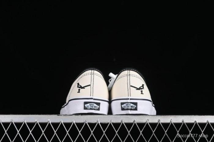 Vans Authentic Peace Dove Series Classic Canvas Patchwork Low-Top Skate Shoes - VN0009VBPB 1