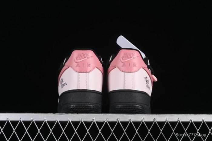 Nike Air Force 1 '07 Low Custom Anime Theme Black Sugar Heart Casual Sneakers with Lace-Up - ZH0316-012 1