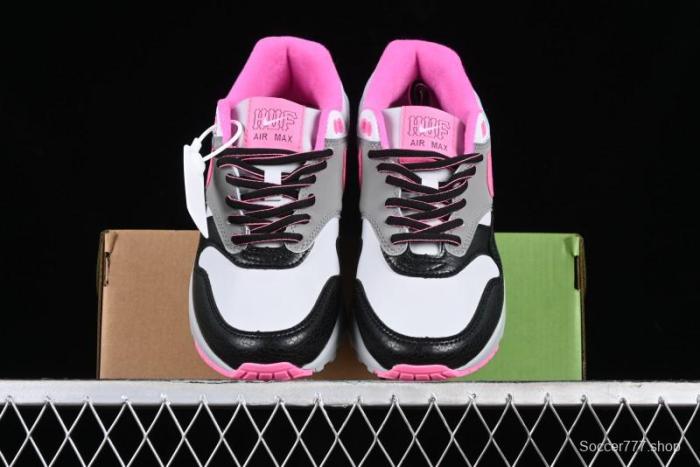 Nike Air Max 1 Retro Running Shoes with Half-Sole Air Cushion - HF3713-003 1