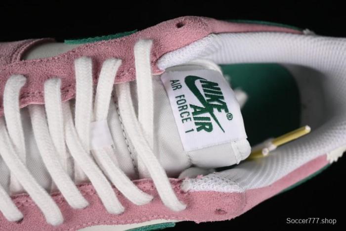 Nike Air Force 1 '07 Low Casual Sneakers in White Pink Green - FV9346-100 1