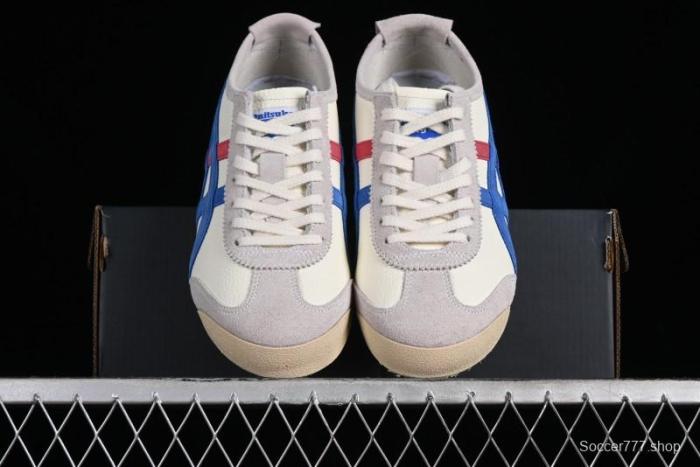 Onitsuka Tiger Mexico 66 Low-Top Leather Sneakers with Classic Design - 1183B391-100 1