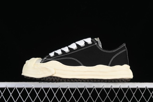 Wayne MMY Original Sole Leather Low Sneaker with Deconstructed Ice Cream Sole - W.E5 1