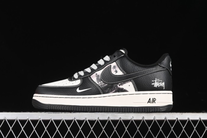Nike Air Force 1 '07 Low Stussy Collaboration - Mythical Wukong Low-Top Casual Sneakers - XZ6188-555