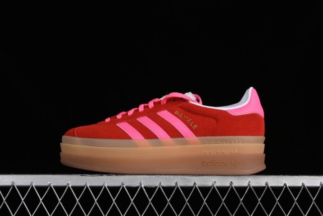 Adidas Originals Gazelle Bold IH7496 Low-Top Sneakers with Thick Sole for Slip Resistance and Durability 1