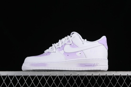 Nike Air Force 1 '07 Low Custom Spray Painting Romantic Message Low-Top Casual Sneakers - ZH0316-028
