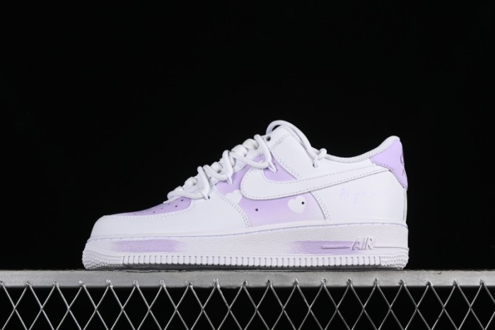 Nike Air Force 1 '07 Low Custom Spray Painting Romantic Message Low-Top Casual Sneakers - ZH0316-028