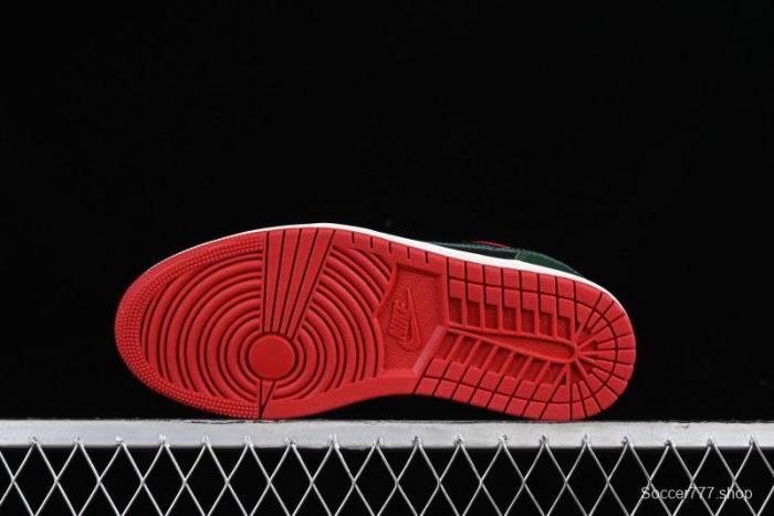 Nike Air Jordan 1 Low AJ1 Black Green Casual Sneakers - CZ0775-036 1