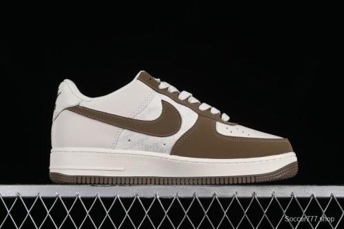 Nike Air Force 1 '07 Low BAPE Collaboration - Light Green Pigskin Low-Top Casual Sneakers - BA8806-225 1