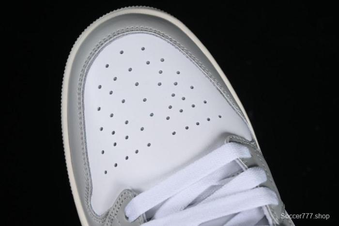 Nike Air Jordan 1 Low AJ1 White Grey Low-Top Lifestyle Basketball Shoes - DC0774-103 1