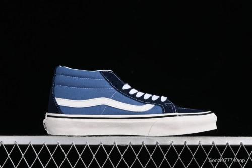 Vans Sk8-Mid Navy Blue Mid-Top Retro Classic Casual Canvas Shoes - VN0A391F5TU 1