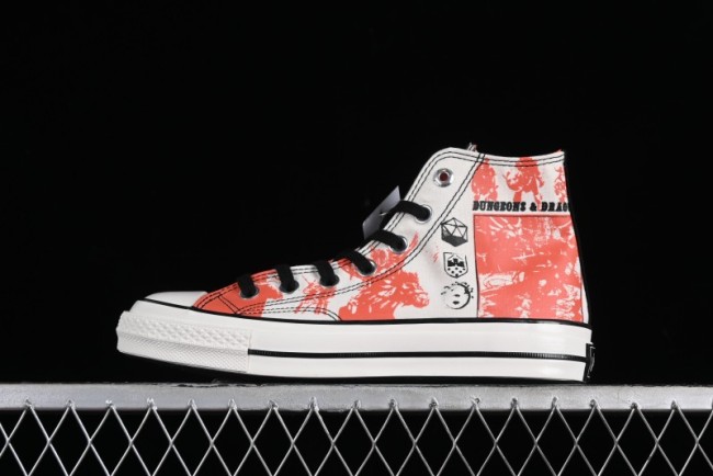 Converse Chuck Taylor High Top Casual Sneakers with Dungeons & Dragons 50th Anniversary Collaboration Design - A09883C 1