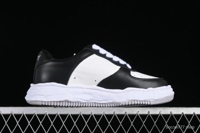 MMY Wayne Original Sole Leather Low Sneaker with Deconstructed Ice Cream Sole - W.E5 1