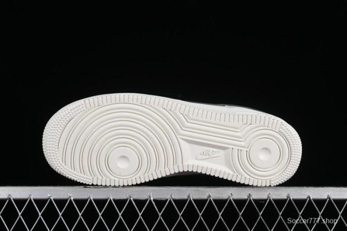 Nike Air Force 1 '07 Low Casual Sneakers in White Green Colorway - CQ5059-110 1