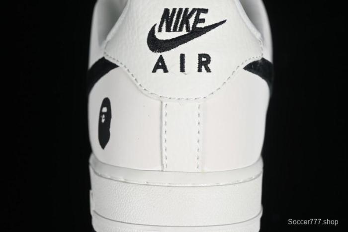 Nike Air Force 1 '07 Low BAPE Collaboration - White Black Camo Casual Sneakers - BA8806-845 1