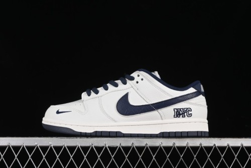 Nike SB Dunk Low NYC Collaboration Dark Blue Low-Top Casual Skateboarding Shoes - NC2103-303
