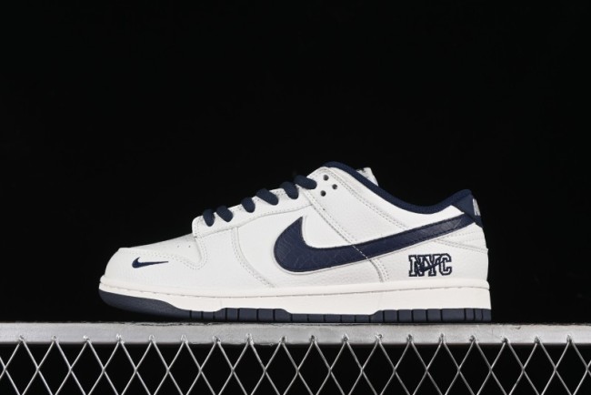 Nike SB Dunk Low NYC Collaboration Dark Blue Low-Top Casual Skateboarding Shoes - NC2103-303