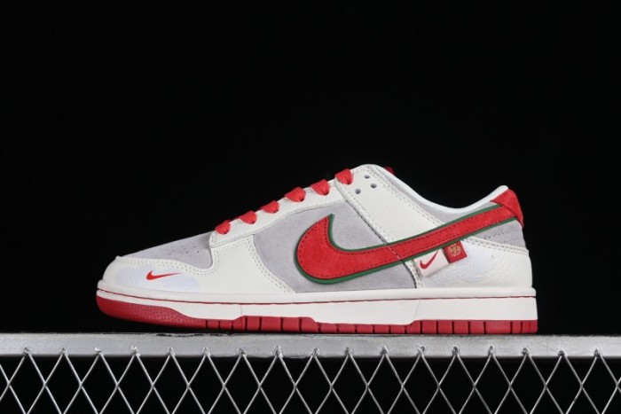 Nike SB Dunk Low Chinese New Year Limited Edition - Lucky Red Anniversary Custom Low-Top Casual Sneakers - CR8033-506 1