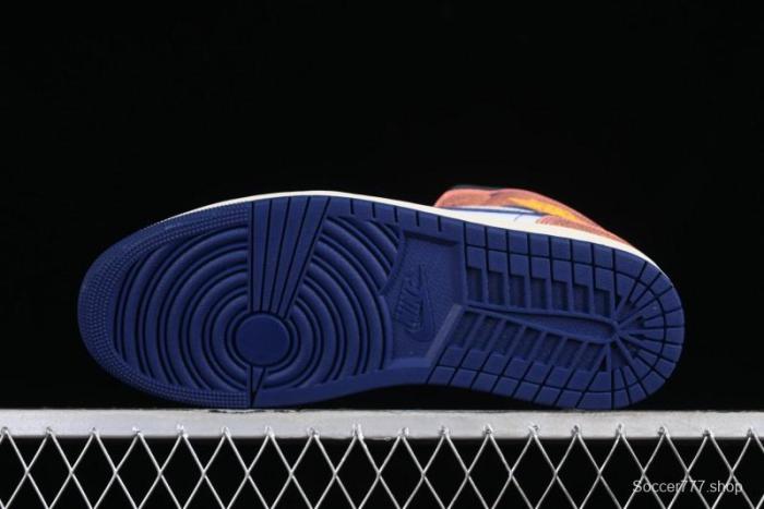 Nike Air Jordan 1 Mid  Flight Vintage  Retro Basketball Shoes with Washed Color Design - FV3619-106 1