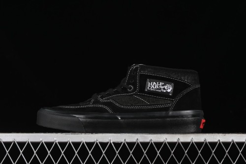 Vans Half Cab 33 DX Black Knight Anaheim Classic Retro Skate Shoes - VN0A5KX6BKA