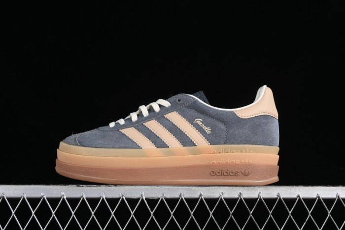 Adidas Originals Gazelle Bold IE0428 Low-Top Sneakers with Thick Sole for Casual Wear Anti-Slip and Durable - IE0428 1