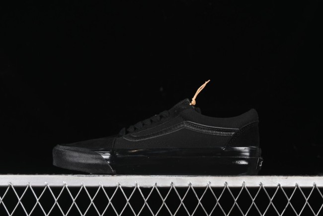 Vans Old Skool Premium Black Suede Retro Skate Shoes - VN000CXTBKA