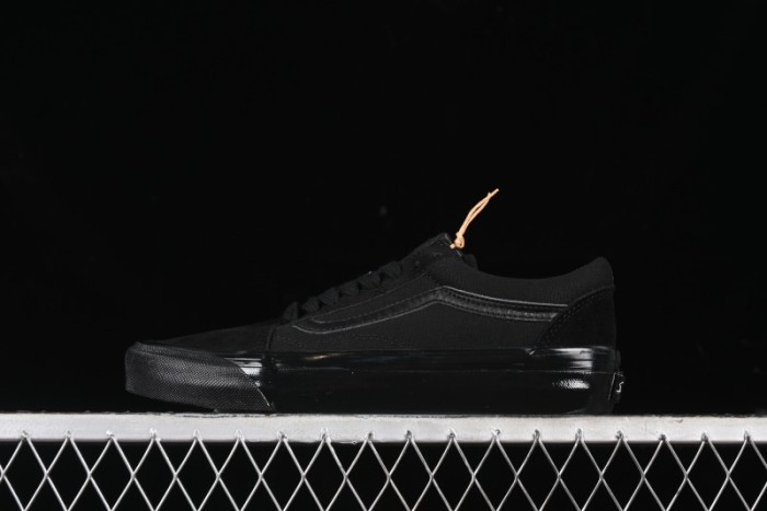 Vans Old Skool Premium Black Suede Retro Skate Shoes - VN000CXTBKA