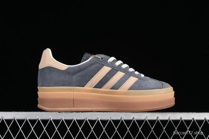Adidas Originals Gazelle Bold IE0428 Low-Top Sneakers with Thick Sole for Casual Wear Anti-Slip and Durable - IE0428 1