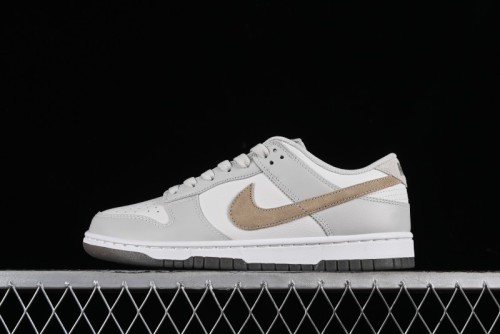 Nike Dunk Low SB Casual Sneakers in Light Grey/Khaki - FJ4188-001 1