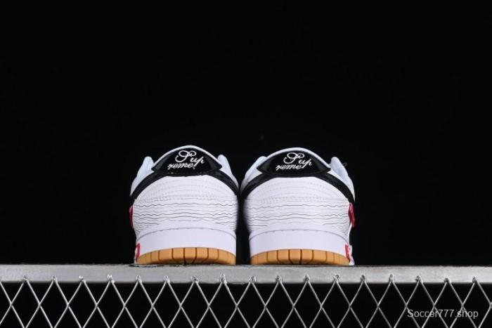 Supreme x Nike Dunk Low SB Casual Skate Shoes with Zoom Air Cushion - XD6188-034 1