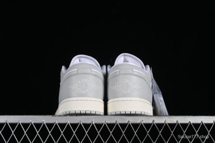 Nike Air Jordan 1 Low AJ1 White Grey Low-Top Lifestyle Basketball Shoes - DC0774-103 1