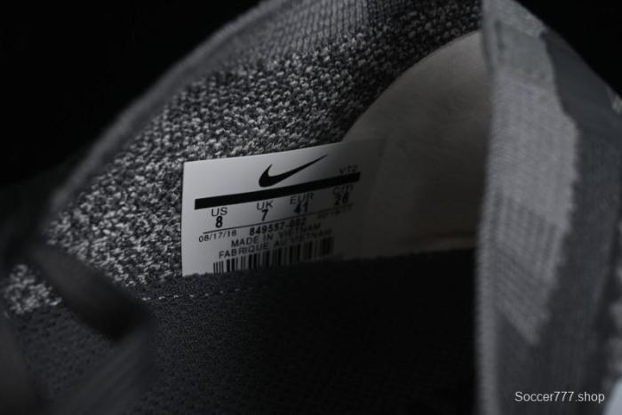 Nike Vapormax Flyknit Breathable Casual Running Shoes with Full-Length Air Cushion - 849557-002