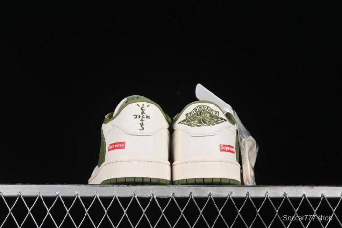 Nike Travis Scott x Fragment Design x Air Jordan 1 Low OG SP AJ1 Supreme Collaboration - XZ1168-002