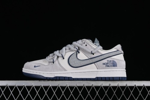 Nike SB Dunk Low The North Face Collaboration - Grey Blue Pig 8 Starry Sky Anniversary High-End Custom Low-Top Casual Skate Shoes - XX2025-311 1