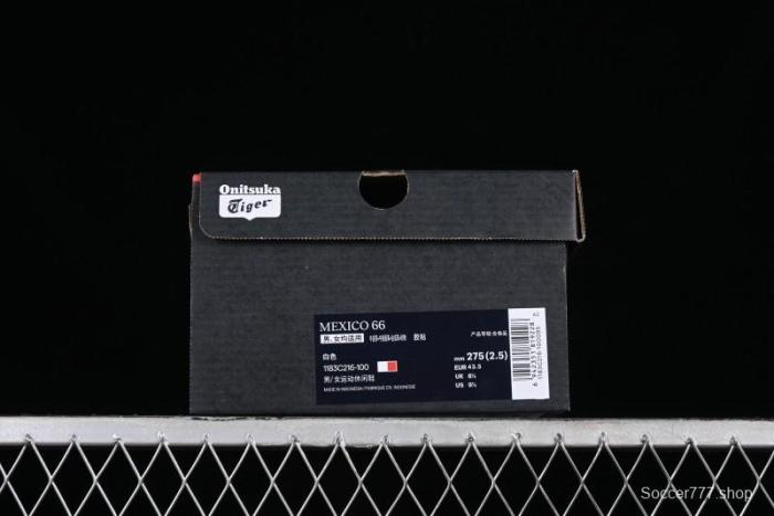 OnitsukaTiger Mexico 66 Low-Top Lace-Up Casual Running Shoes - 1183C216-100 1