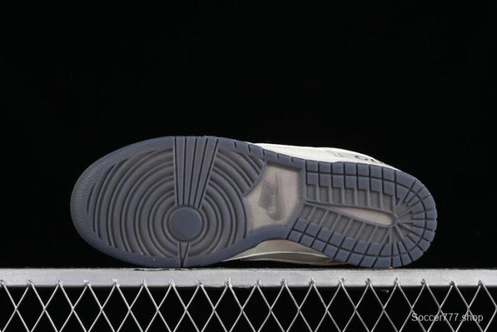 Nike SB Dunk Low Gucci Collaboration - Smoke Grey Anniversary Custom Low-Top Casual Sneakers - CF3688-003 1