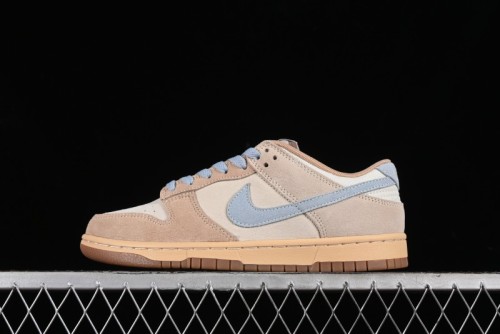 Nike Dunk Low SB Sanddrift Blue Vintage Suede and Light Blue Accent Casual Skate Shoes - HF0106-100