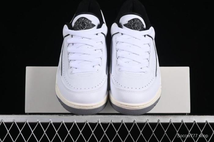 Nike Air Jordan 2/3 Retro Low Top Basketball Shoes in White/Black/Sail/Cement Grey - FD0383-100 1