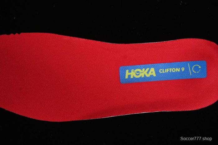 HOKA ONE ONE Clifton 9 Lightweight Knit Mesh Running Shoes with Enhanced Cushioning - 1127895 BVR 1