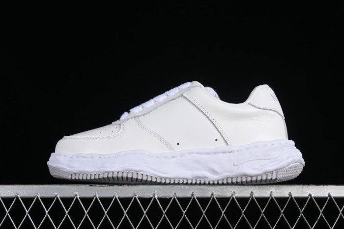 Wayne Original Sole Leather Low Sneaker with Deconstructed Ice Cream Sole - MMY 1