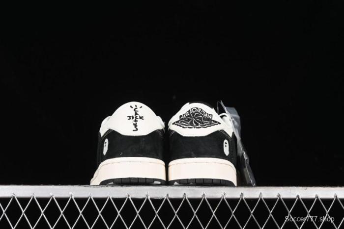 Nike Travis Scott x Fragment Design x Air Jordan 1 Low OG SP Sneakers - XY2688-106