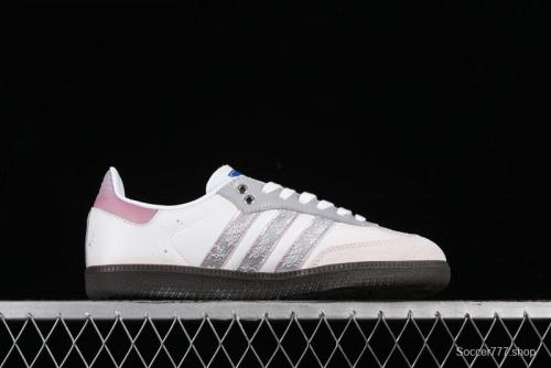 Adidas Originals Samba OG Low-Top Casual Sneakers with Panda Mischief Parachute Academy Design - B75806