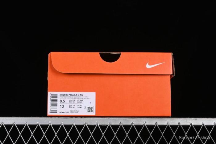 Nike Air Zoom Pegasus 41 Breathable Lightweight Running Shoes with Cushioning - HF4301-100 1