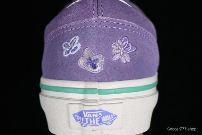 Vans Style 36 Low-Top Skate Shoes with Purple Embroidery - VN000CRPGRN 1