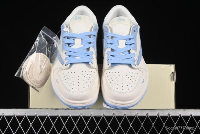 Nike Travis Scott x Fragment Design x Air Jordan 1 Low OG SP AJ1 Retro Sneakers - DM6688-609